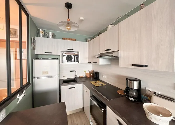 3* Face A La Avec Balcon Et Cuisine Equipee - Fr-1-197-587 公寓 莱萨布勒-多洛讷