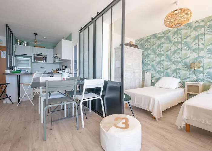 公寓 3* Face A La Avec Balcon Et Cuisine Equipee - Fr-1-197-587 莱萨布勒-多洛讷